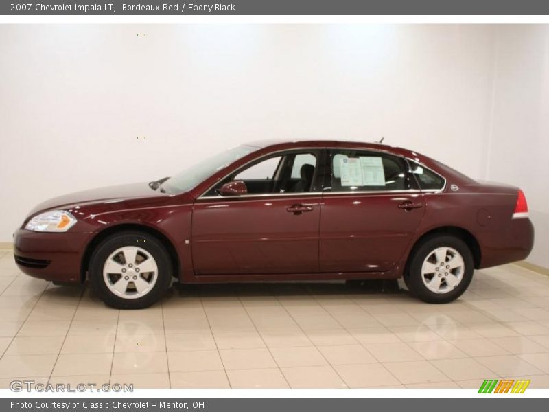 Bordeaux Red / Ebony Black 2007 Chevrolet Impala LT