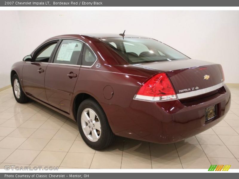 Bordeaux Red / Ebony Black 2007 Chevrolet Impala LT