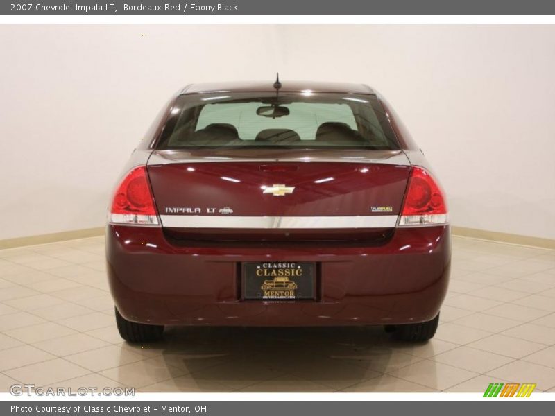 Bordeaux Red / Ebony Black 2007 Chevrolet Impala LT