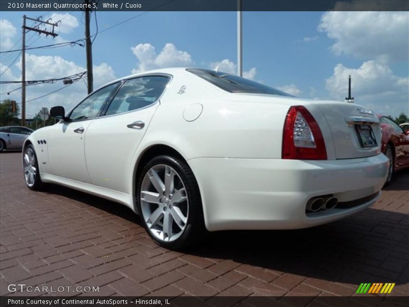 White / Cuoio 2010 Maserati Quattroporte S