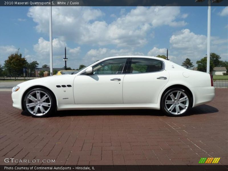 White / Cuoio 2010 Maserati Quattroporte S