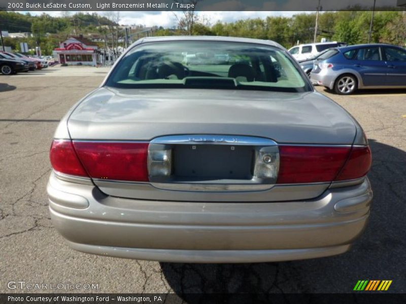 Light Bronzemist Metallic / Taupe 2002 Buick LeSabre Custom
