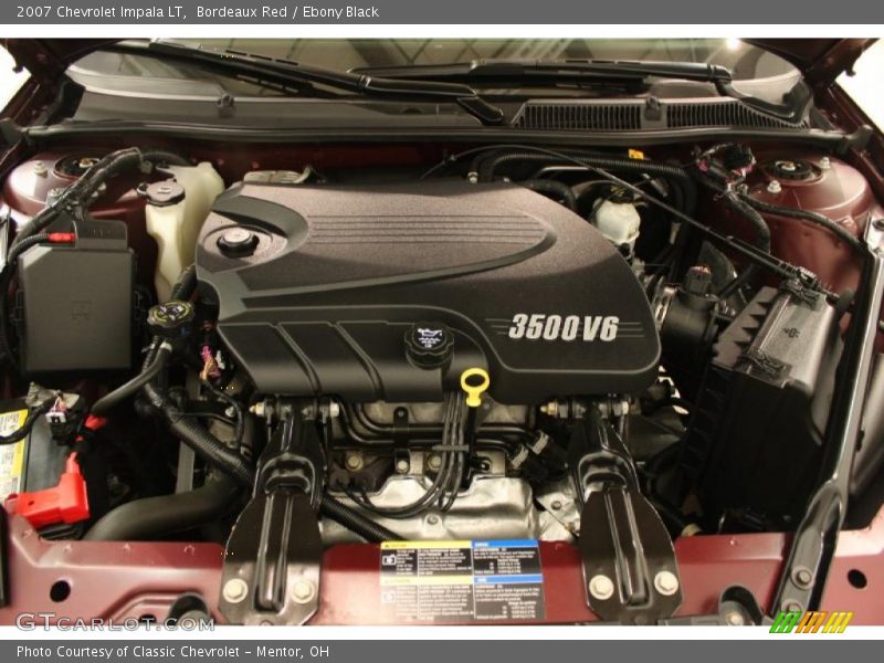 Bordeaux Red / Ebony Black 2007 Chevrolet Impala LT