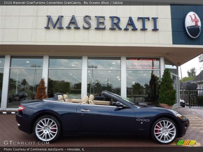 Blu Oceano (Blue) / Sabbia 2010 Maserati GranTurismo Convertible GranCabrio