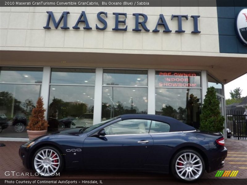 Blu Oceano (Blue) / Sabbia 2010 Maserati GranTurismo Convertible GranCabrio