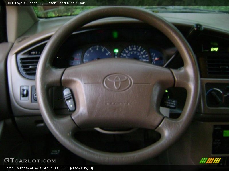 Desert Sand Mica / Oak 2001 Toyota Sienna LE