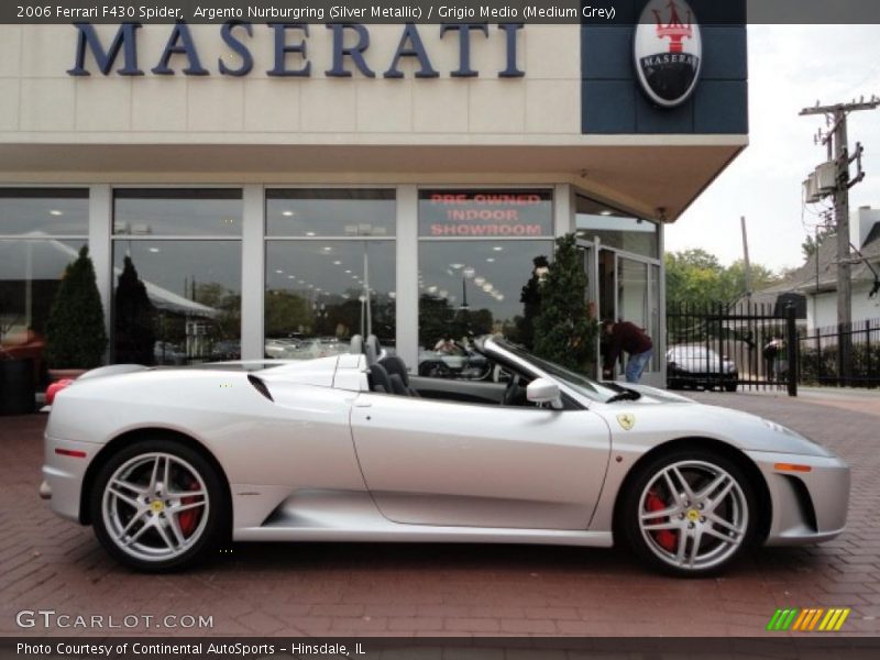  2006 F430 Spider Argento Nurburgring (Silver Metallic)