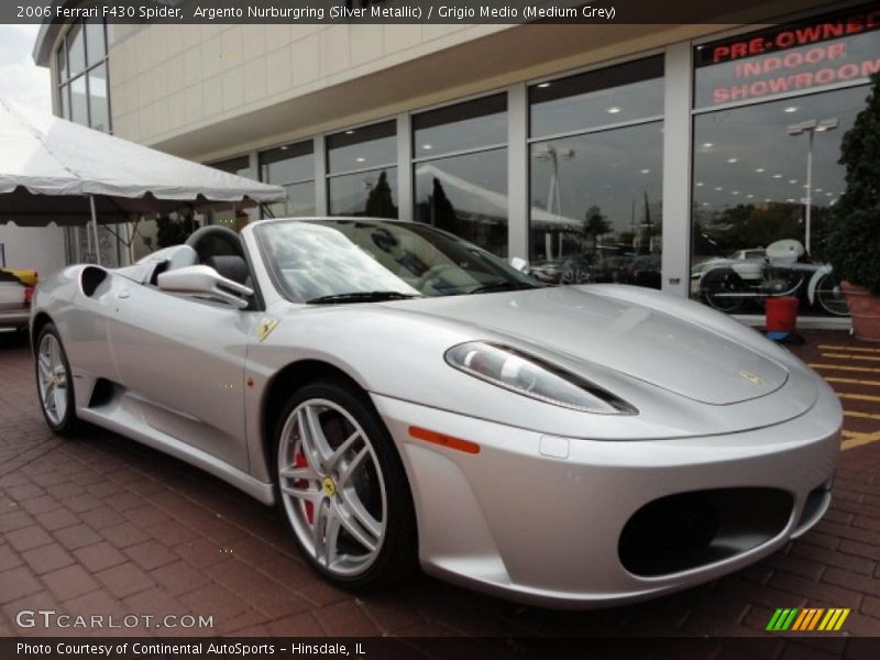  2006 F430 Spider Argento Nurburgring (Silver Metallic)