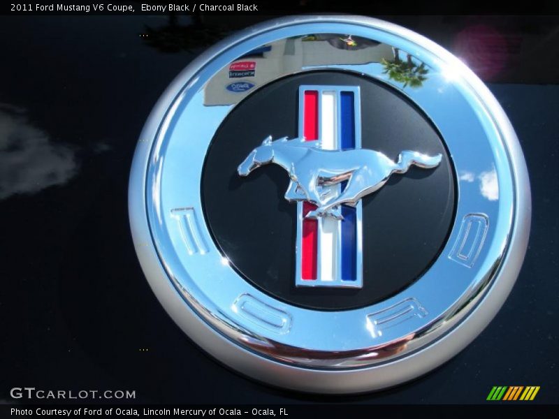 Ebony Black / Charcoal Black 2011 Ford Mustang V6 Coupe