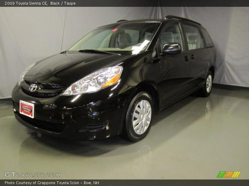 Black / Taupe 2009 Toyota Sienna CE