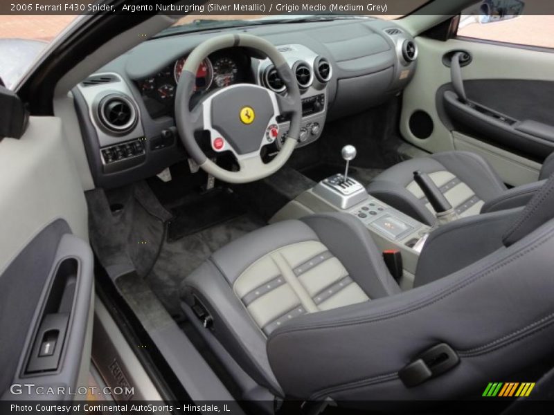  2006 F430 Spider Grigio Medio (Medium Grey) Interior