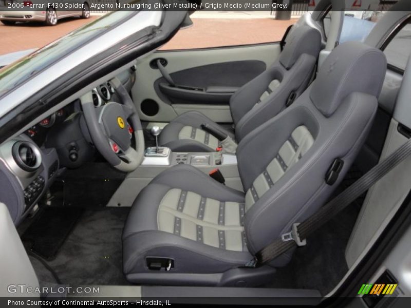  2006 F430 Spider Grigio Medio (Medium Grey) Interior