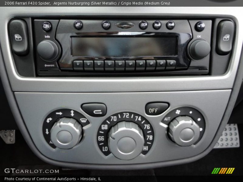 Argento Nurburgring (Silver Metallic) / Grigio Medio (Medium Grey) 2006 Ferrari F430 Spider