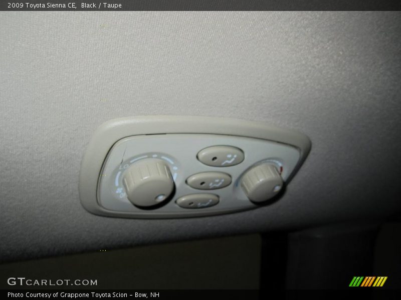 Black / Taupe 2009 Toyota Sienna CE