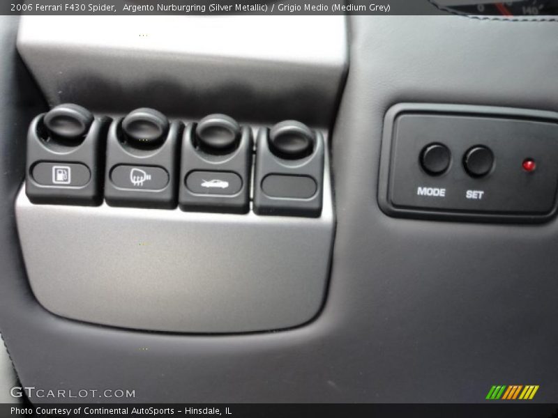 Argento Nurburgring (Silver Metallic) / Grigio Medio (Medium Grey) 2006 Ferrari F430 Spider