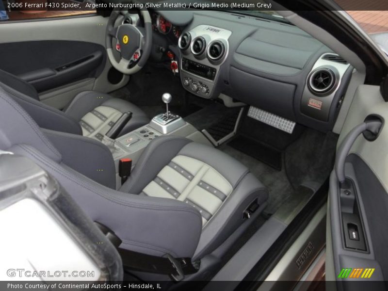  2006 F430 Spider Grigio Medio (Medium Grey) Interior
