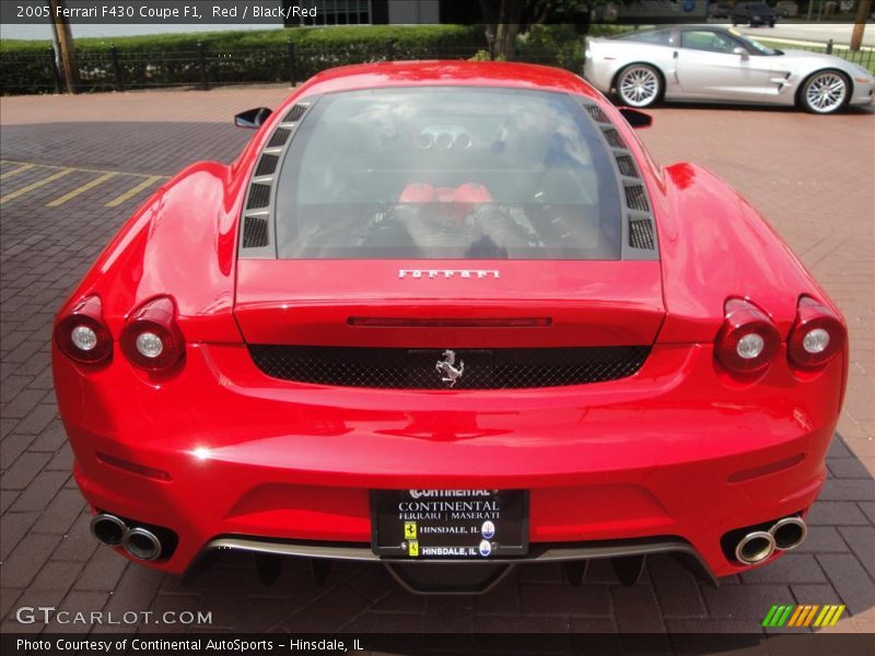 Red / Black/Red 2005 Ferrari F430 Coupe F1
