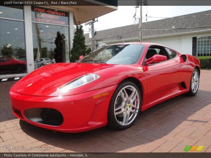 Red / Black/Red 2005 Ferrari F430 Coupe F1