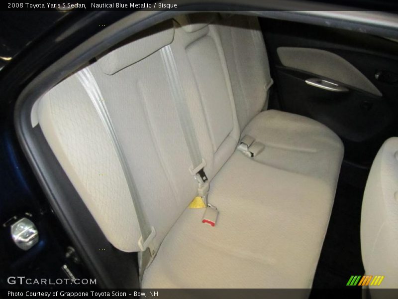 Nautical Blue Metallic / Bisque 2008 Toyota Yaris S Sedan