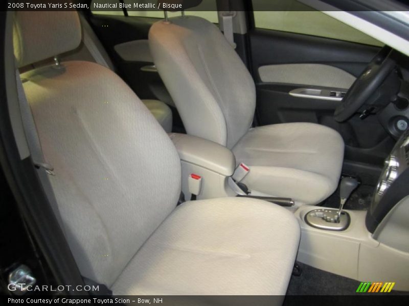 Nautical Blue Metallic / Bisque 2008 Toyota Yaris S Sedan