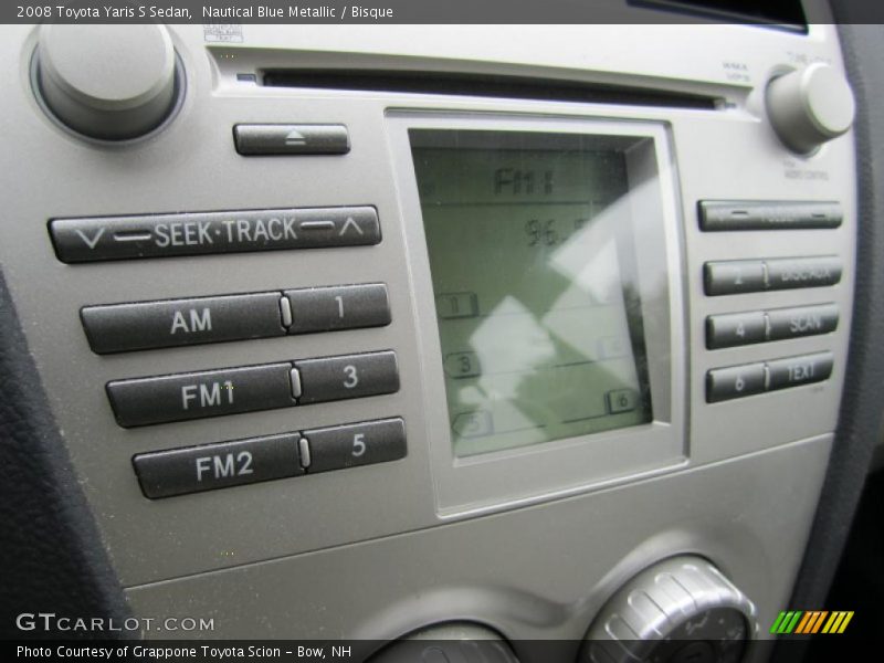 Nautical Blue Metallic / Bisque 2008 Toyota Yaris S Sedan