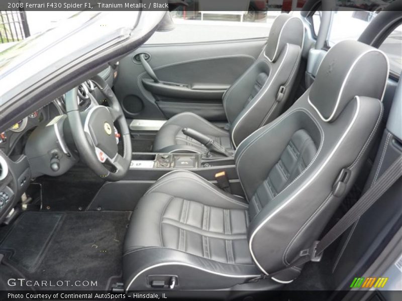  2008 F430 Spider F1 Black Interior
