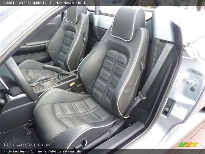  2008 F430 Spider F1 Black Interior