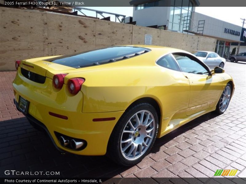 Yellow / Black 2005 Ferrari F430 Coupe F1