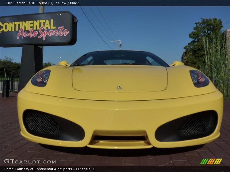 Yellow / Black 2005 Ferrari F430 Coupe F1