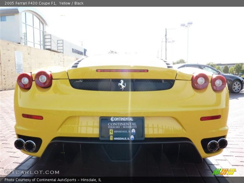 Yellow / Black 2005 Ferrari F430 Coupe F1