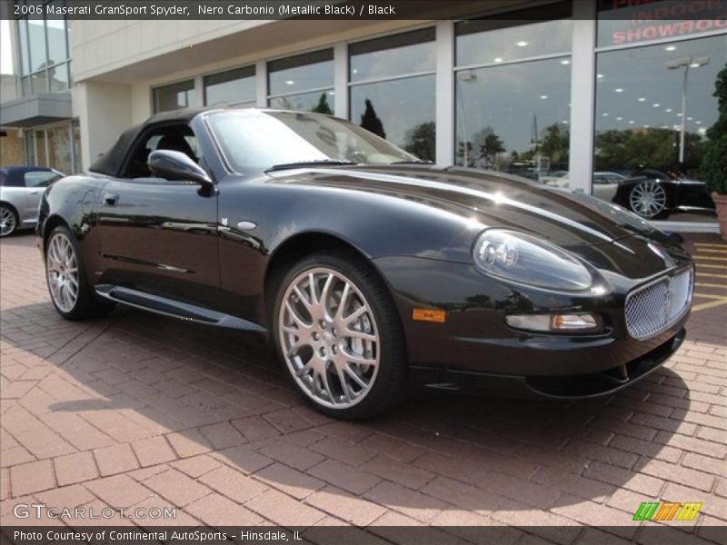 Nero Carbonio (Metallic Black) / Black 2006 Maserati GranSport Spyder