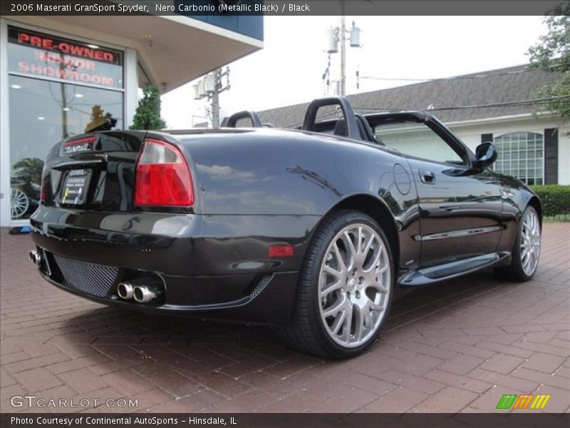 Nero Carbonio (Metallic Black) / Black 2006 Maserati GranSport Spyder