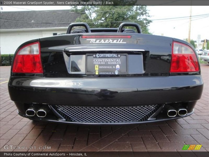 Nero Carbonio (Metallic Black) / Black 2006 Maserati GranSport Spyder
