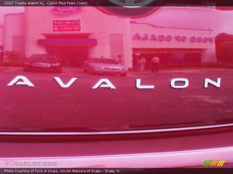 Cassis Red Pearl / Ivory 2007 Toyota Avalon XL