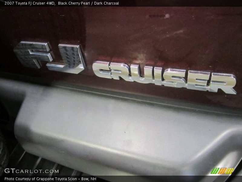 Black Cherry Pearl / Dark Charcoal 2007 Toyota FJ Cruiser 4WD