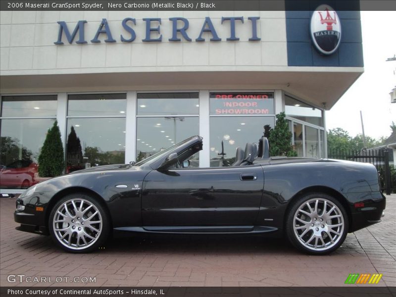 Nero Carbonio (Metallic Black) / Black 2006 Maserati GranSport Spyder