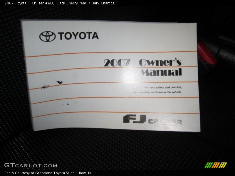 Black Cherry Pearl / Dark Charcoal 2007 Toyota FJ Cruiser 4WD