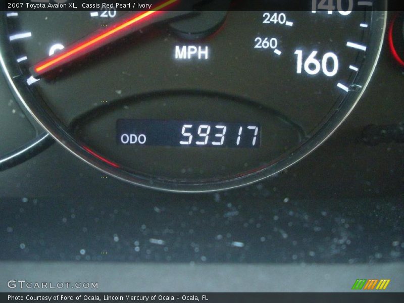 Cassis Red Pearl / Ivory 2007 Toyota Avalon XL