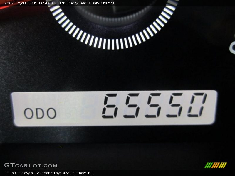 Black Cherry Pearl / Dark Charcoal 2007 Toyota FJ Cruiser 4WD