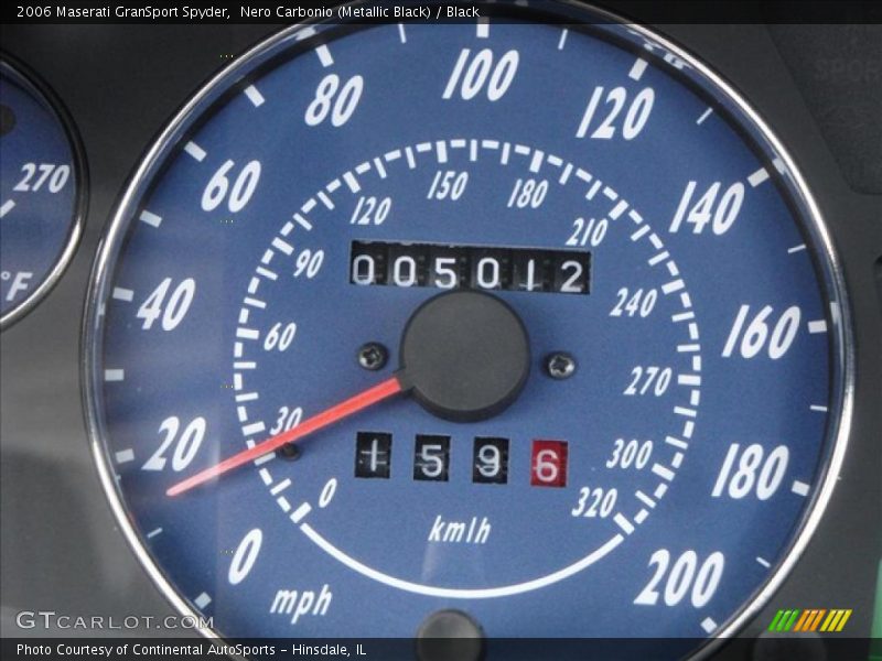 Nero Carbonio (Metallic Black) / Black 2006 Maserati GranSport Spyder