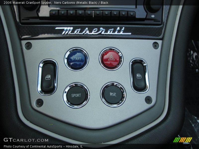 Nero Carbonio (Metallic Black) / Black 2006 Maserati GranSport Spyder
