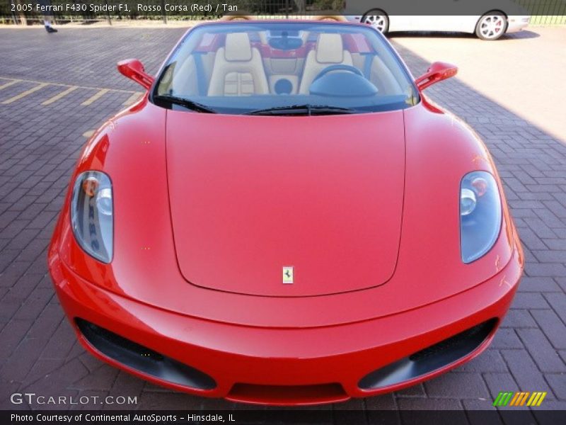 Rosso Corsa (Red) / Tan 2005 Ferrari F430 Spider F1