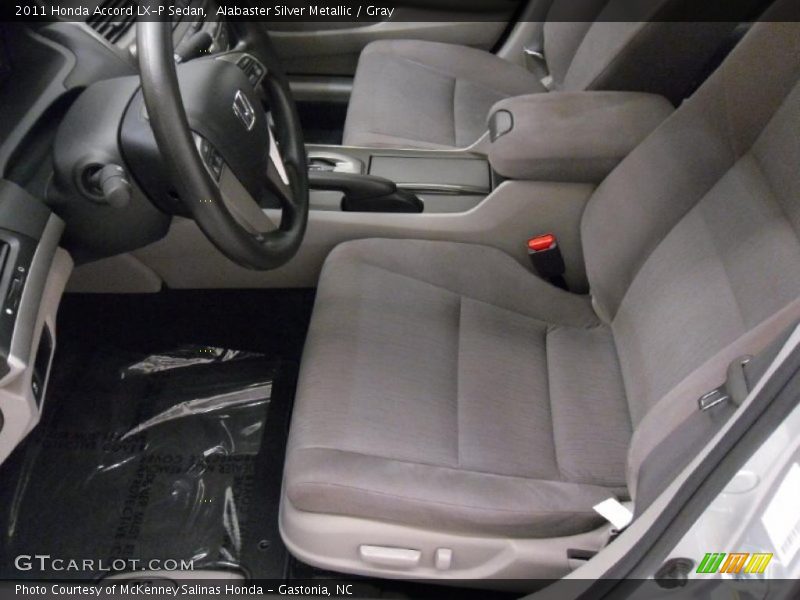 Alabaster Silver Metallic / Gray 2011 Honda Accord LX-P Sedan