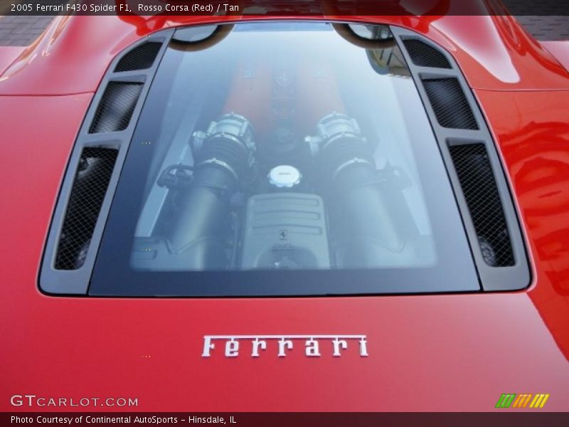 Rosso Corsa (Red) / Tan 2005 Ferrari F430 Spider F1