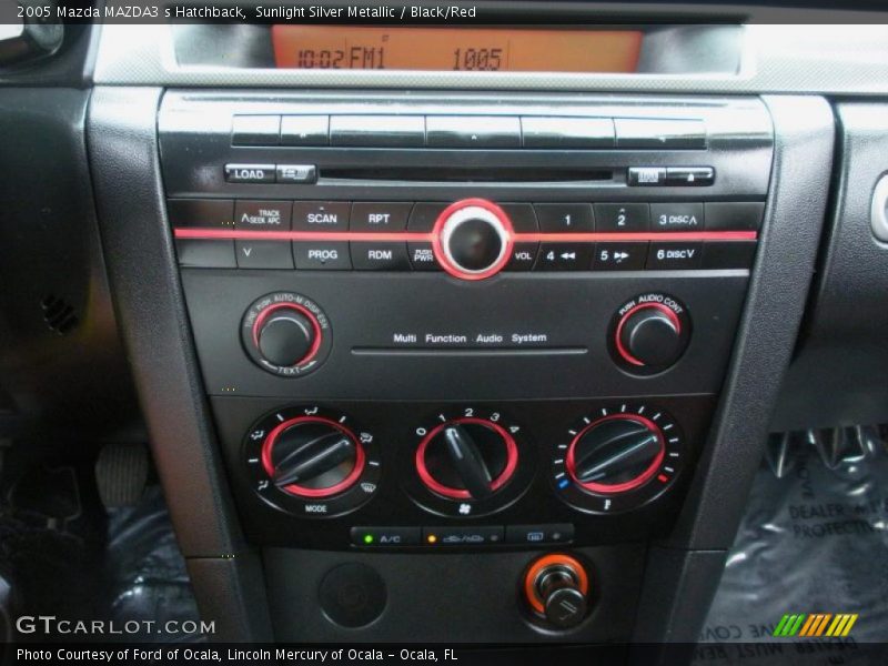Sunlight Silver Metallic / Black/Red 2005 Mazda MAZDA3 s Hatchback