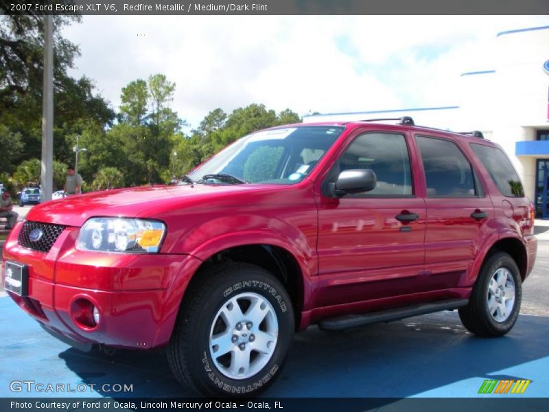 Redfire Metallic / Medium/Dark Flint 2007 Ford Escape XLT V6