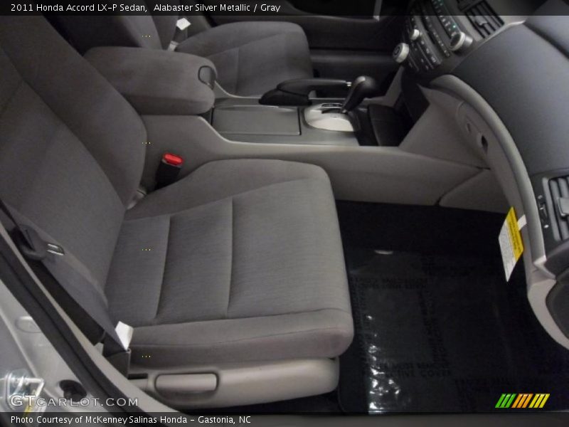 Alabaster Silver Metallic / Gray 2011 Honda Accord LX-P Sedan