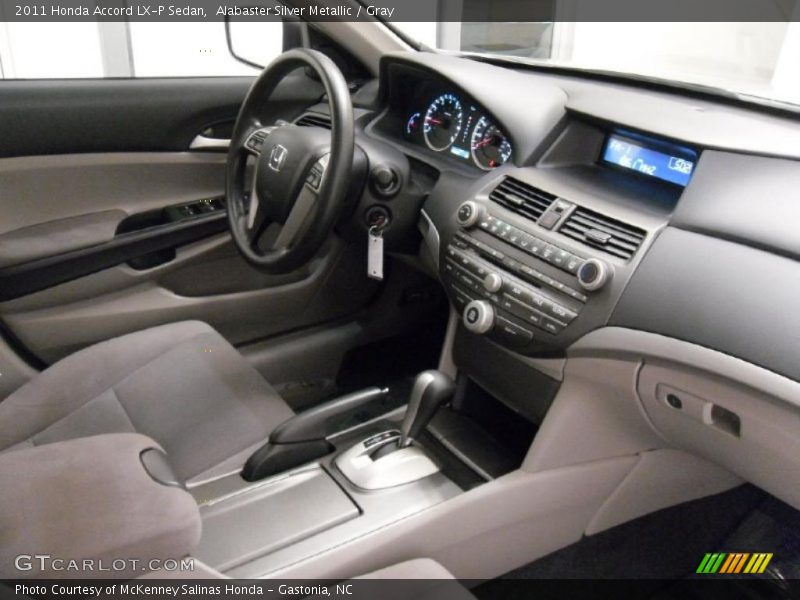 Alabaster Silver Metallic / Gray 2011 Honda Accord LX-P Sedan