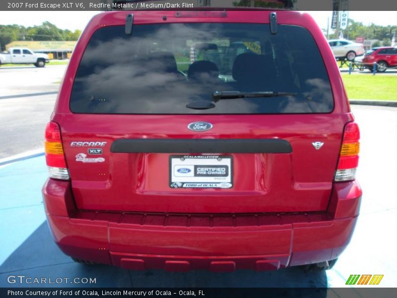 Redfire Metallic / Medium/Dark Flint 2007 Ford Escape XLT V6