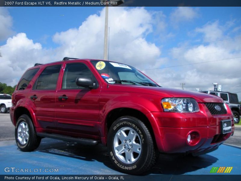 Redfire Metallic / Medium/Dark Flint 2007 Ford Escape XLT V6